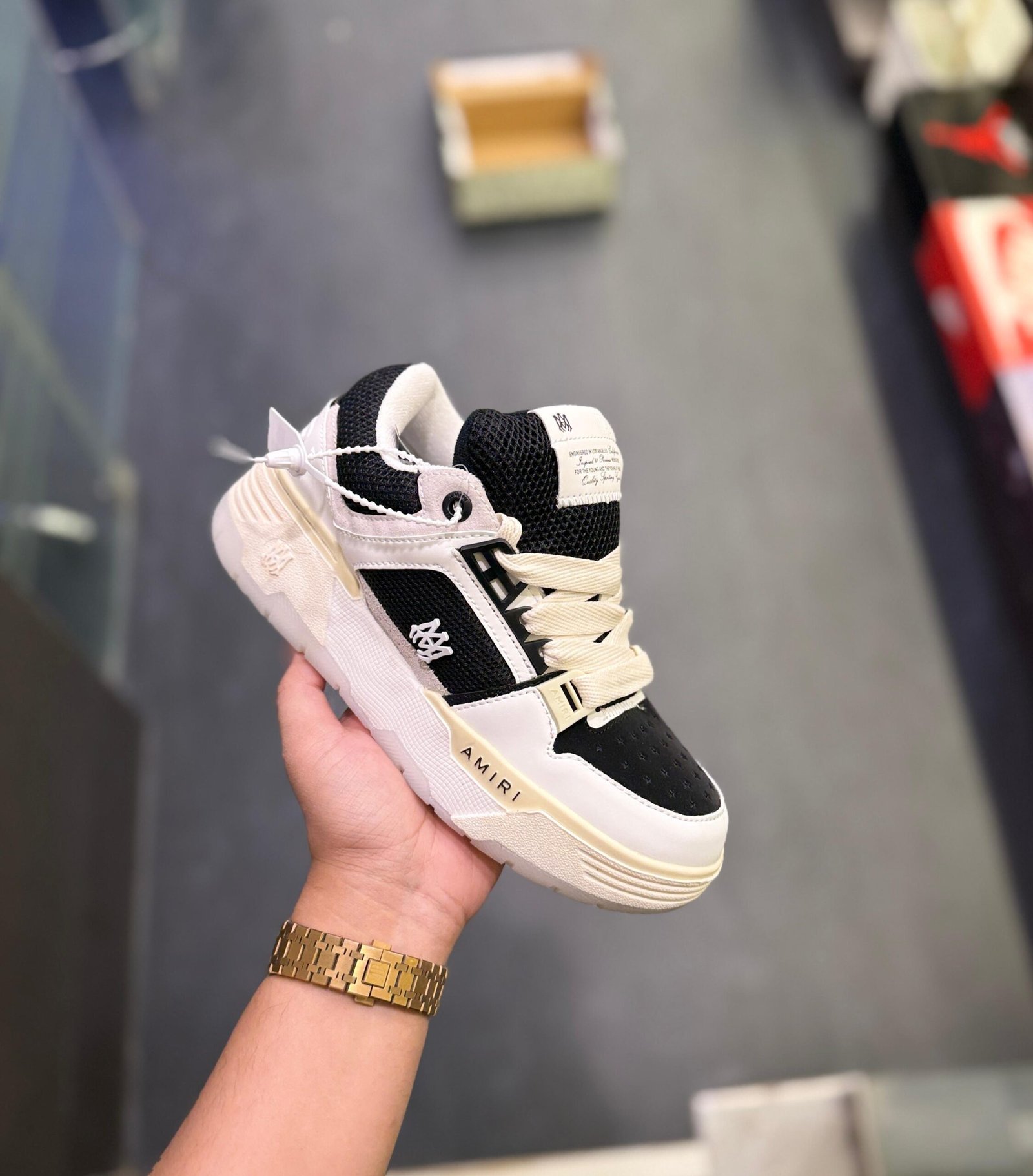 Amiri Ma-1 Mesh Bicolor Sneakers (4)