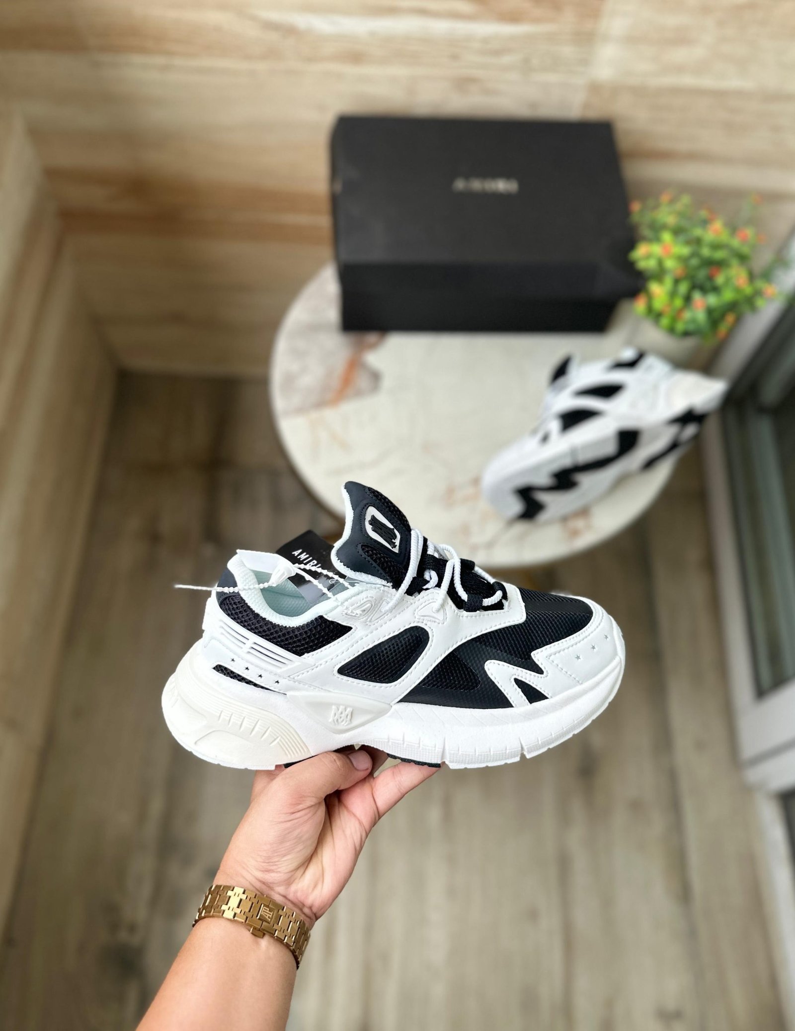 Amiri Ma Sneaker White Black For Boys (2) Amiri Ma Sneaker White Black For Boys