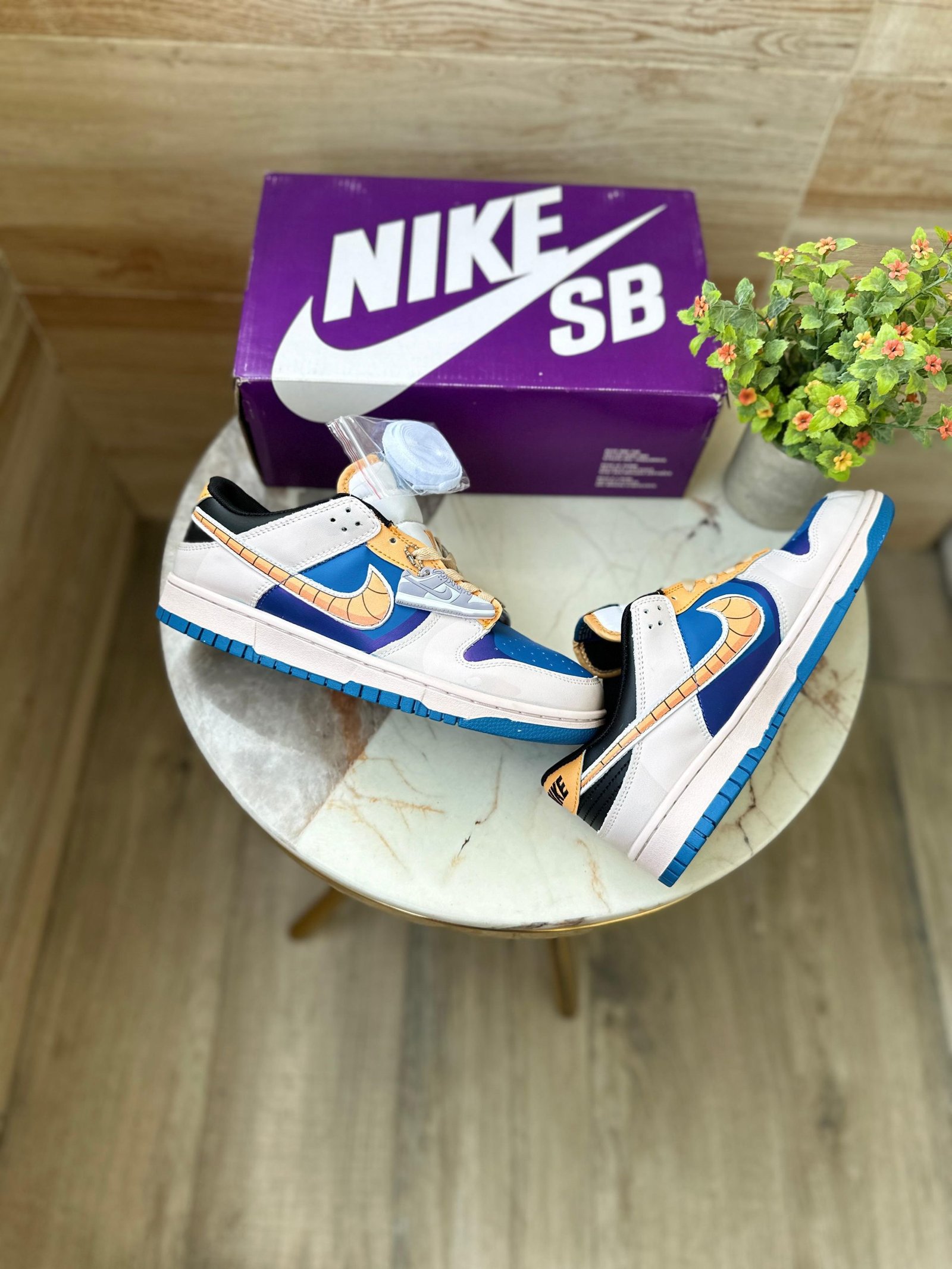 SB Dunk Og Vegeta Shoes Pure Leather