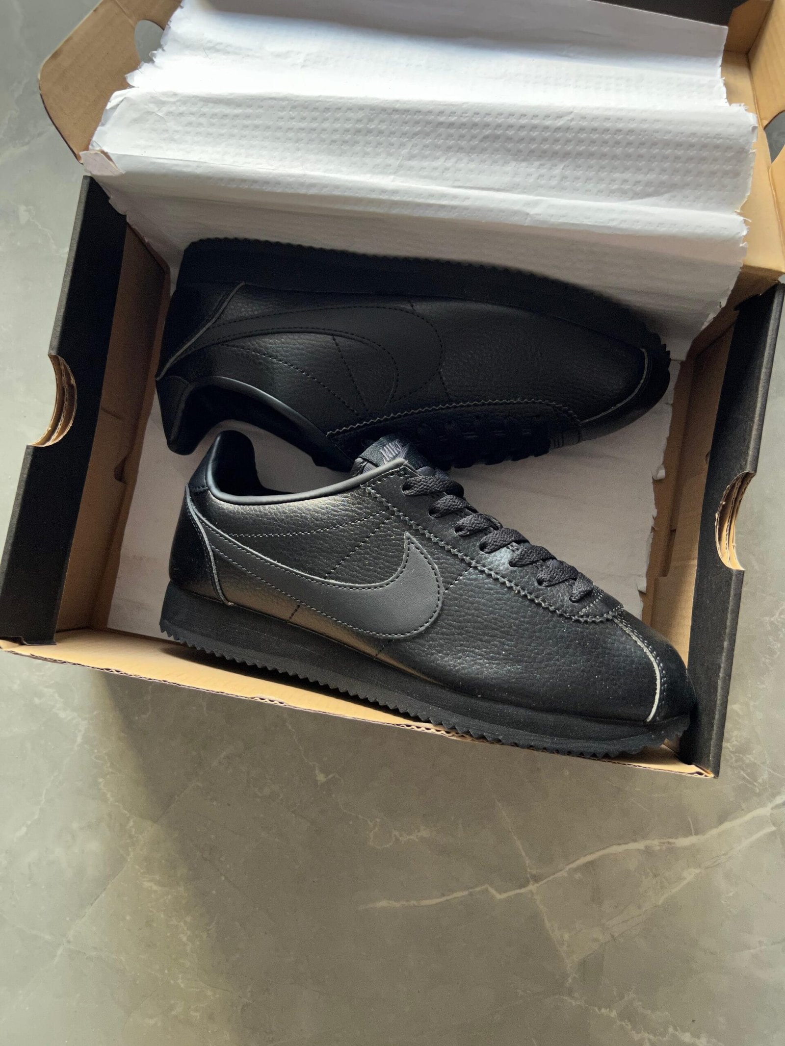 Cortez Full Leather Sneakers For Boys 5 Colors