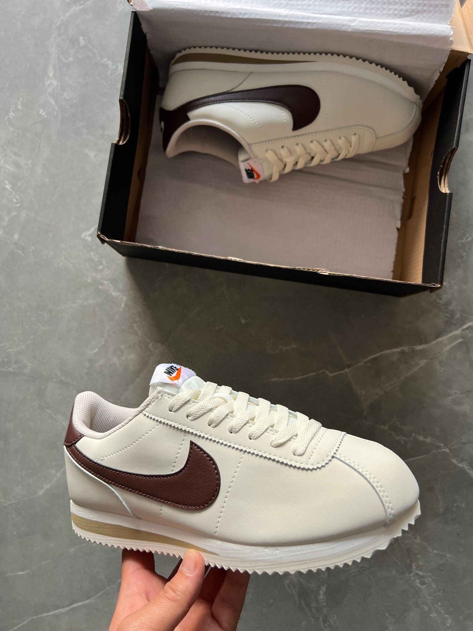 Cortez Full Leather Sneakers For Boys 5 Colors