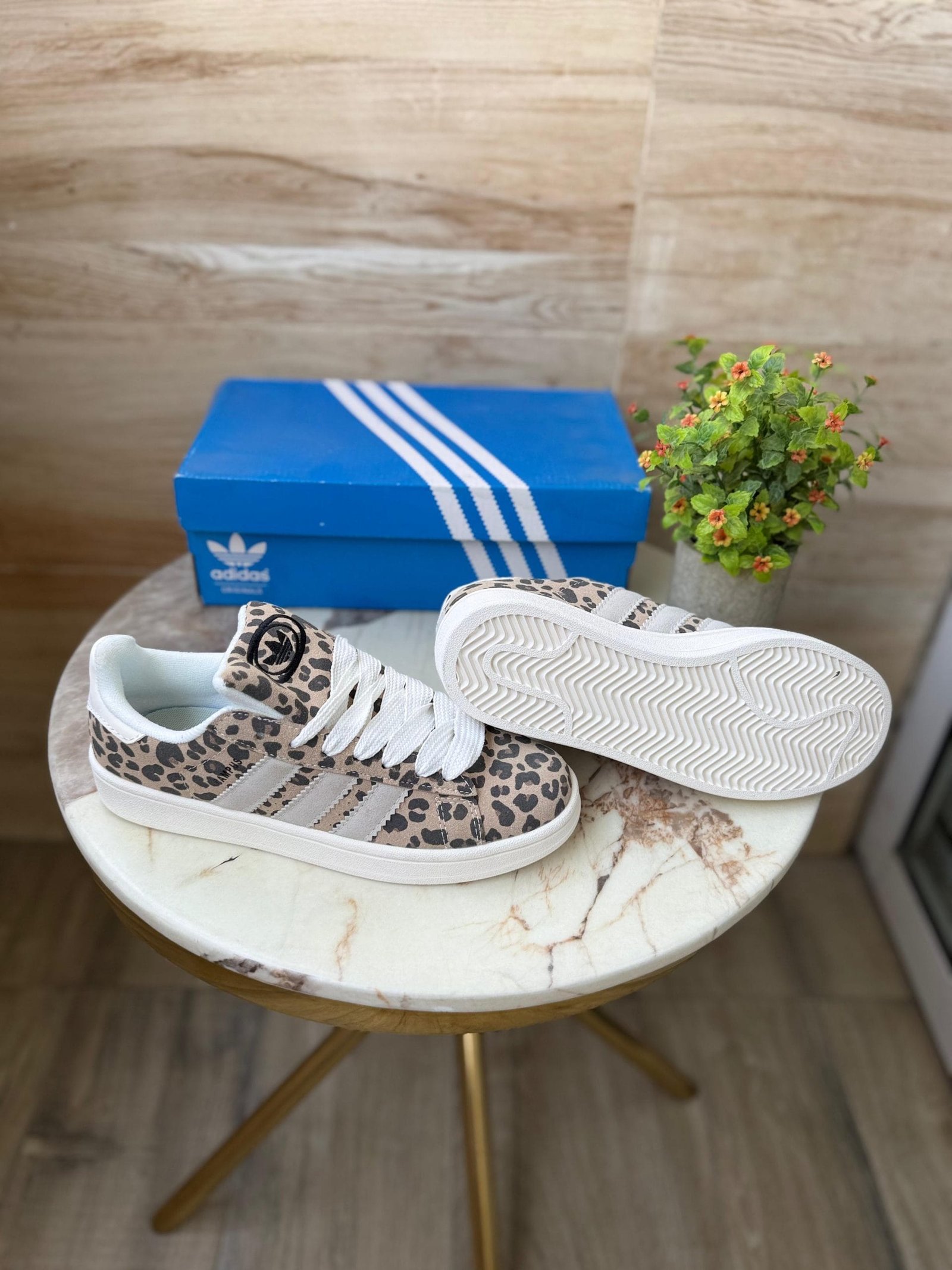 Campus 00s Leopard Print Shoes For Girls 2 Colors