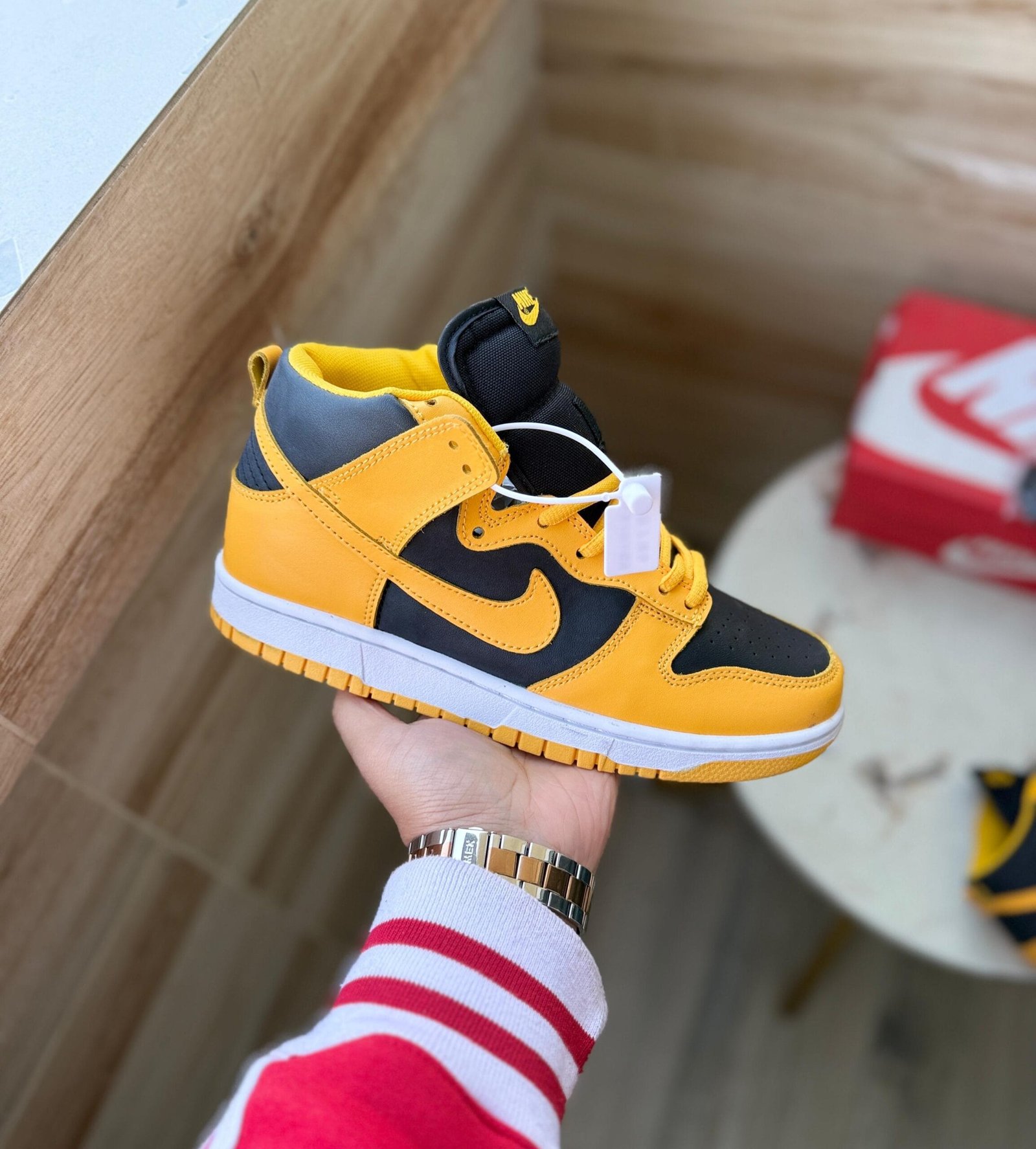 Full Leather Sneakers Air Jrdn Retro