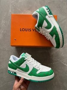 SB Dunk Lv Full Leather Sneakers In Stock