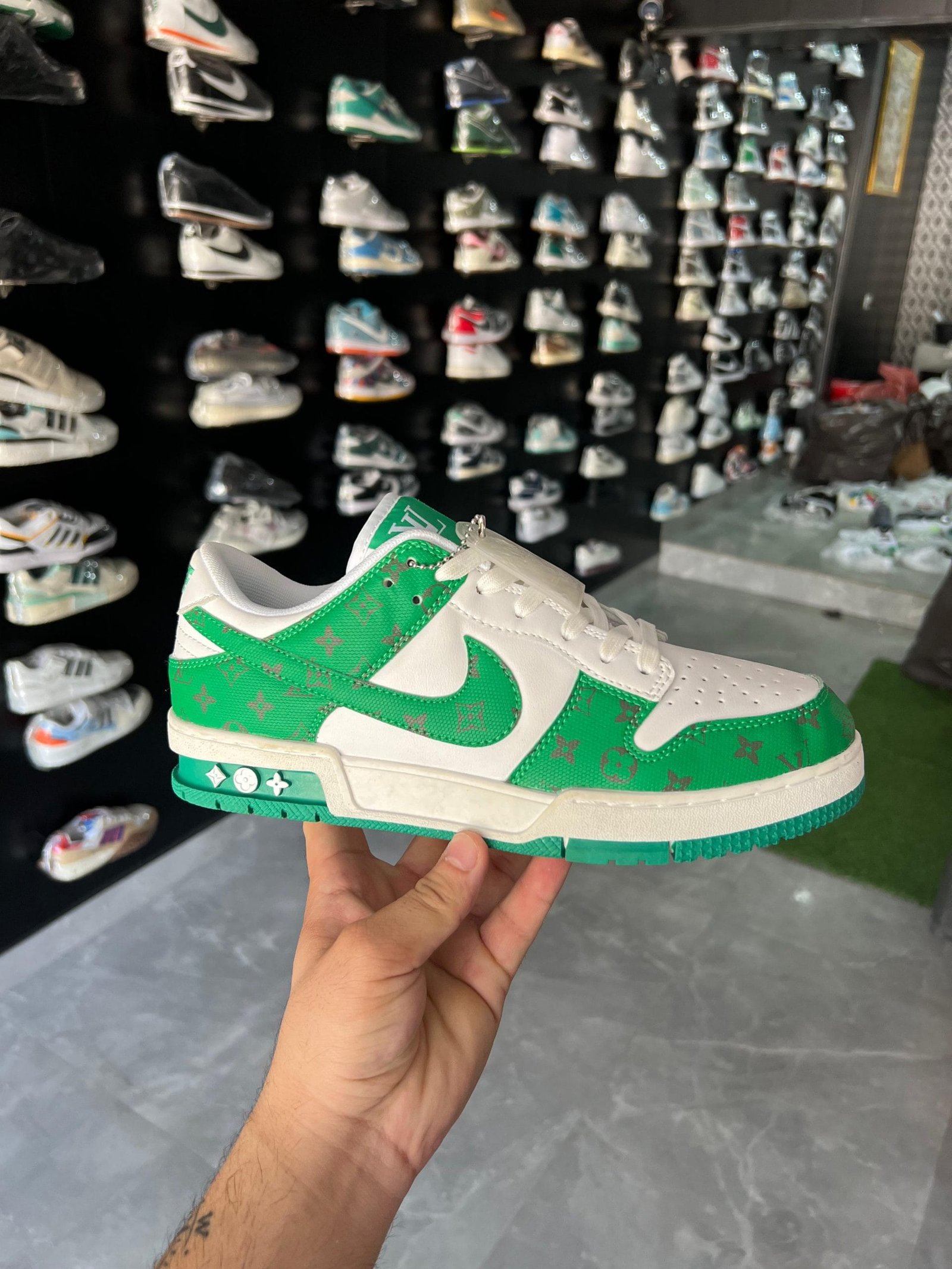 SB Dunk Lv Full Leather Sneakers In Stock