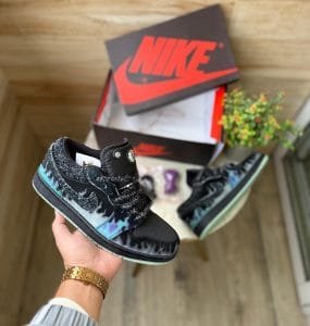 Low Halloween Black Cat Sneakers