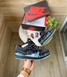 Low Halloween Black Cat Sneakers