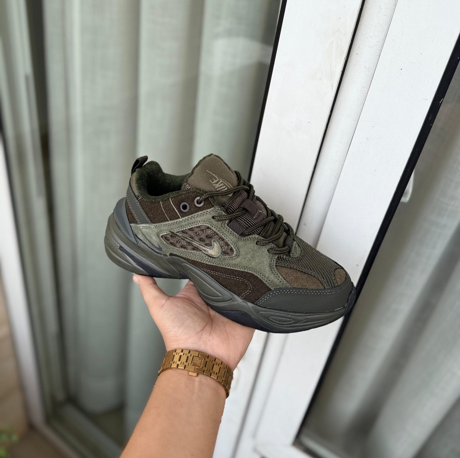 Mk2 Tekno Black Cargo Sneakers For Boys