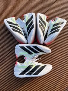 Adizero Adios 9 White Sneakers