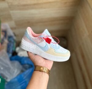 Airforce Shadow Leather Shoes For Girls