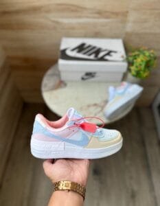 Airforce Shadow Leather Shoes For Girls