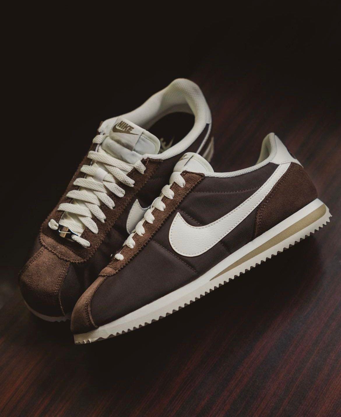 Cortez Barbeque Brown Sneakers For Boys