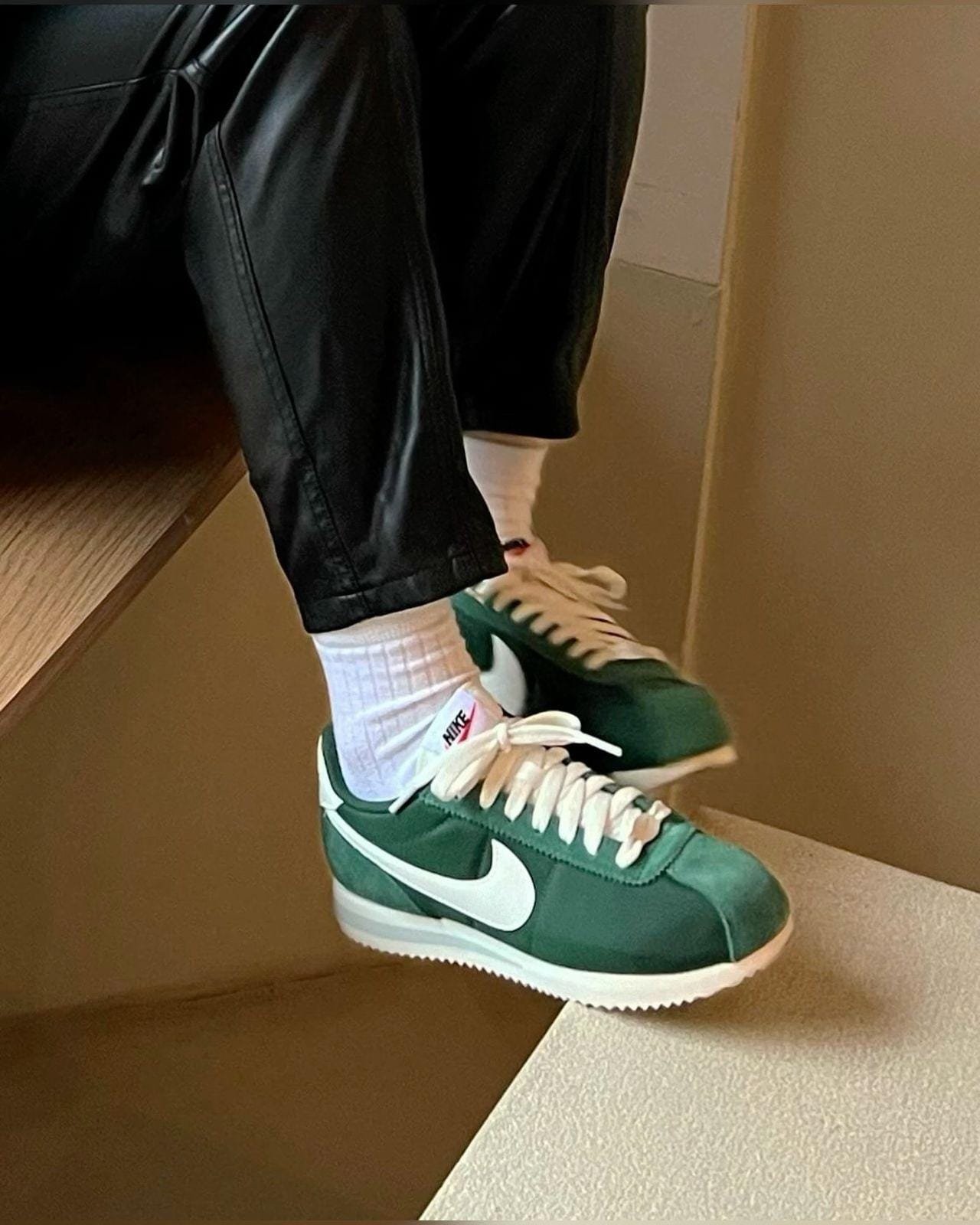 Cortez Fir Green Sneakers For Boys Cortez Fir Green Sneakers For Boys