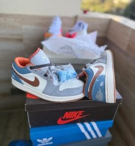 Cut Phantom Denim Sneakers For Boys (1)