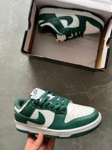 Dunk Green Unisex Sneakers Full Leather