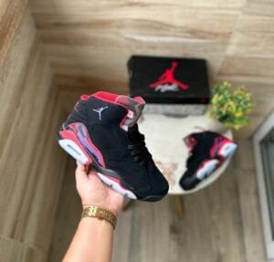 Jumpman Mvp Black Red Sneakers For Boys
