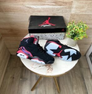 Jumpman Mvp Black Red Sneakers For Boys