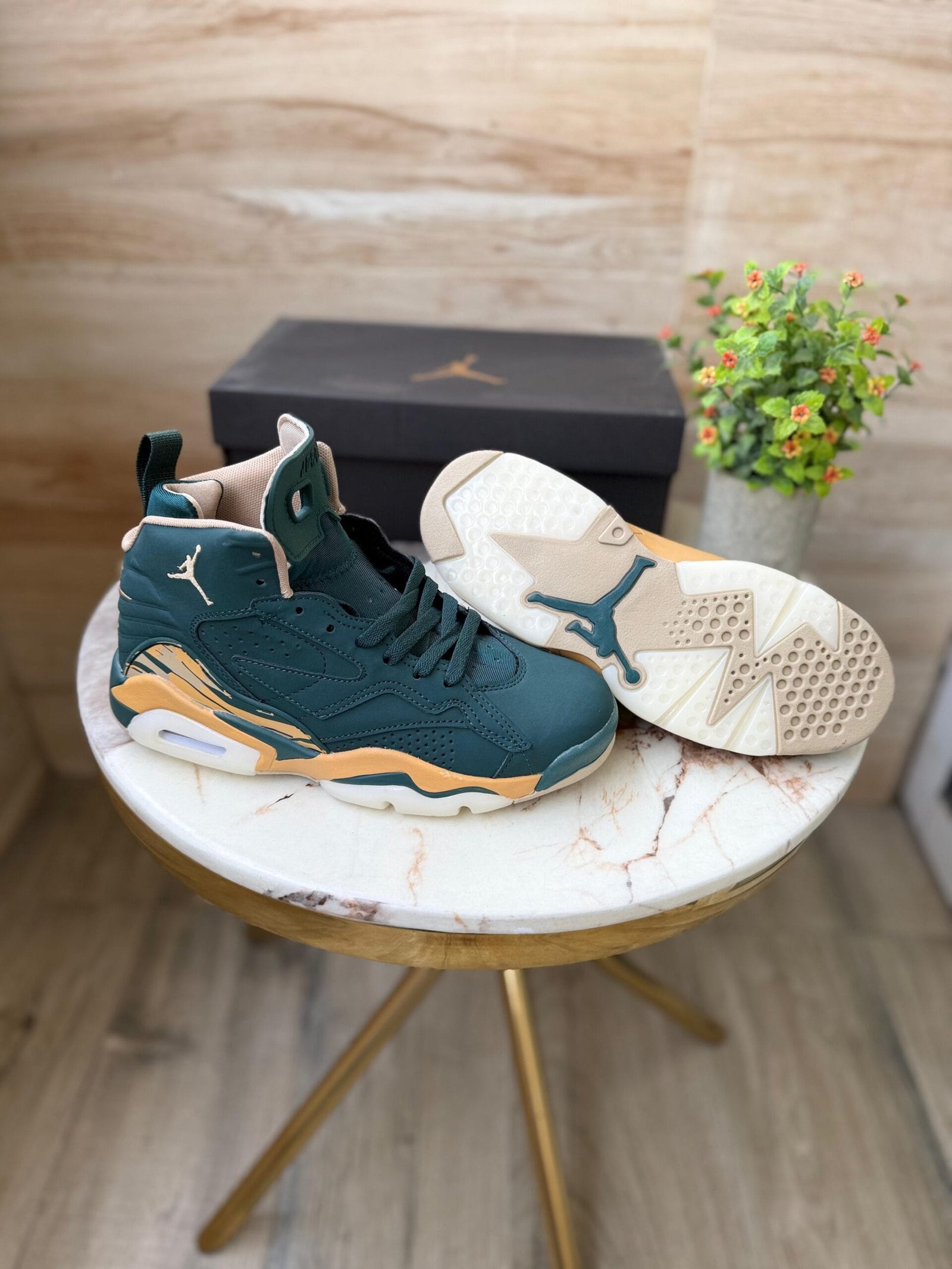 Jumpman Mvp Retro 6 Green Sneakers