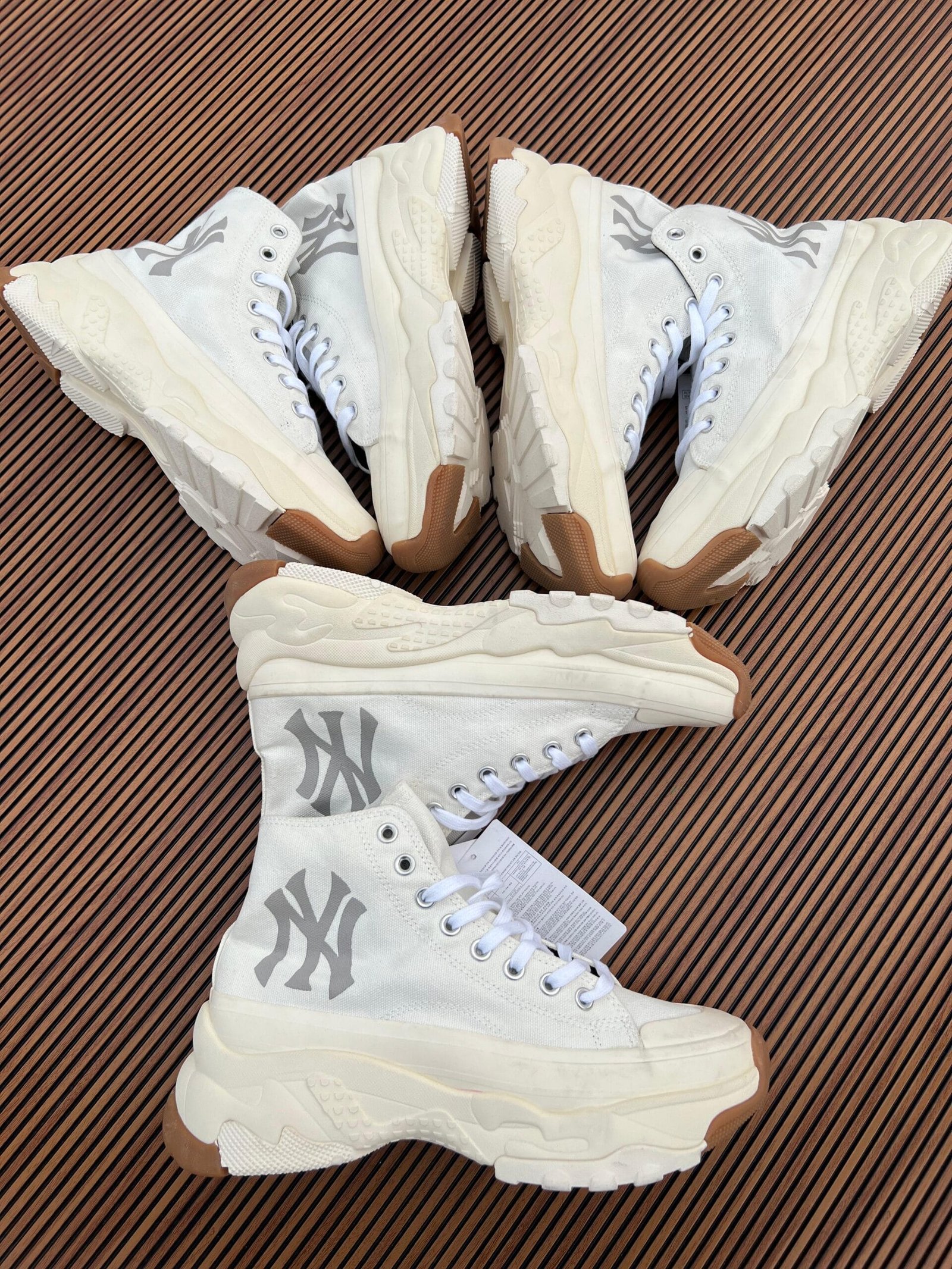 Mlb Chunky High Mono Sneakers For Boys (3)