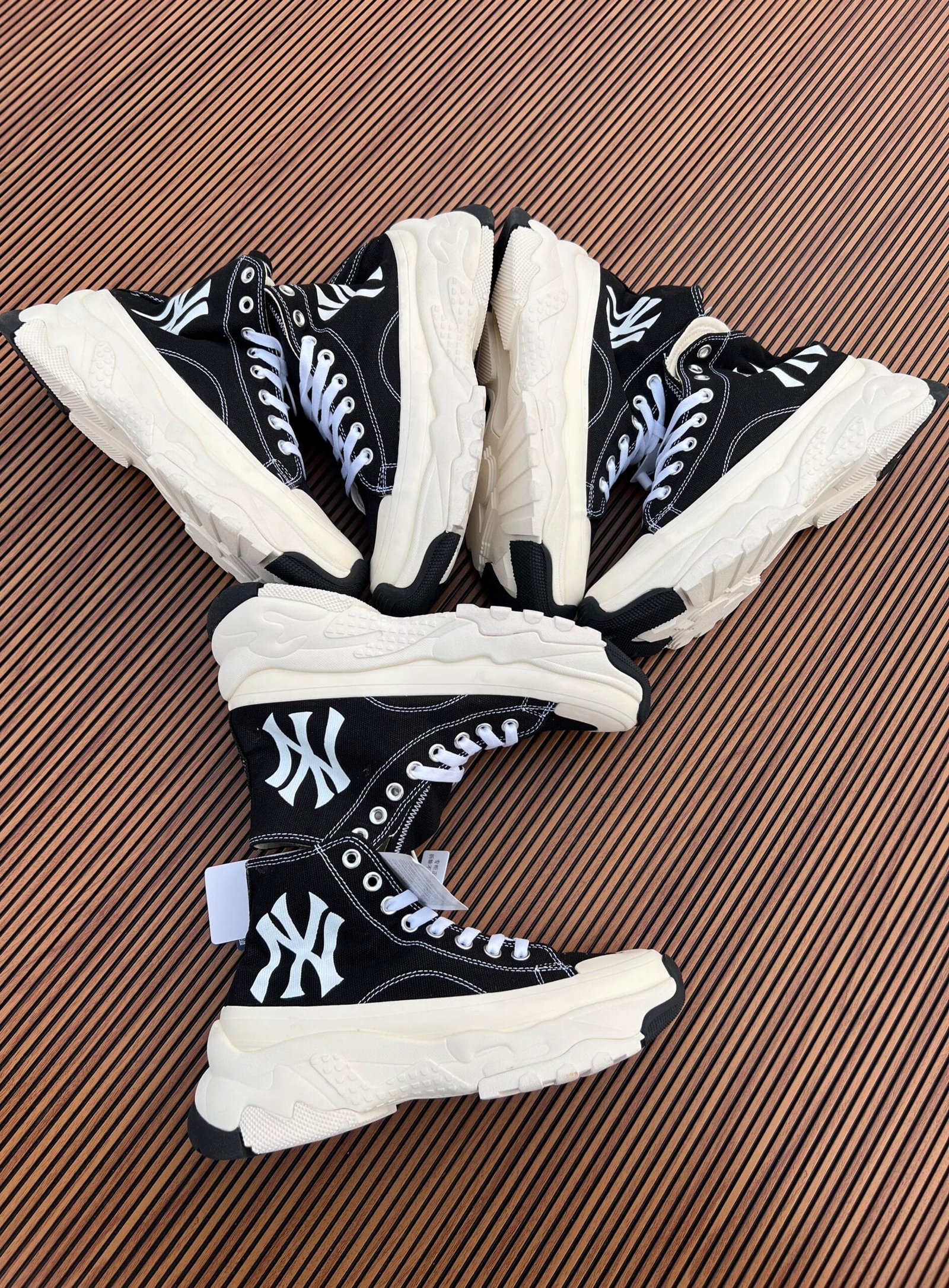 Mlb Chunky High Mono Sneakers For Boys (4)