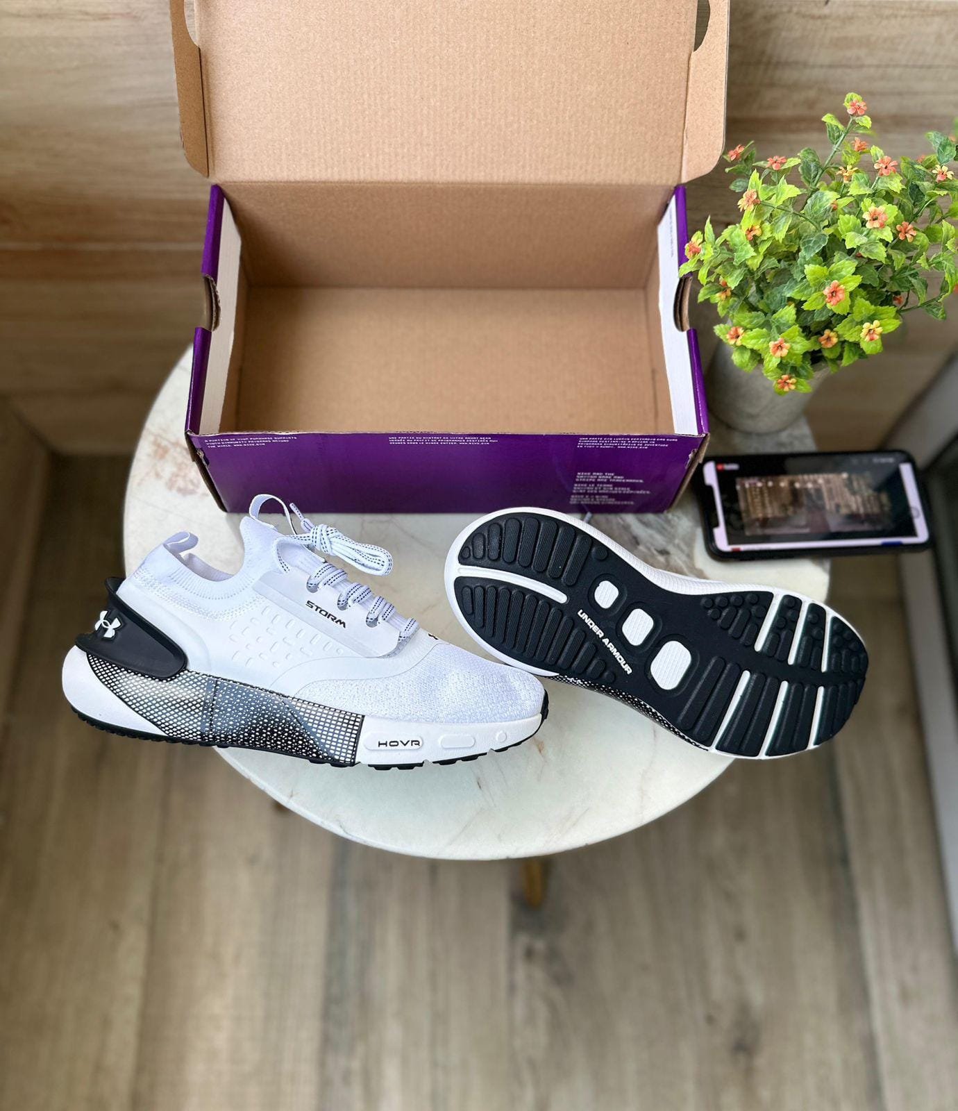 Phantom Hovr 2023 Sneakers White Black Phantom Hovr 2023 Sneakers White Black