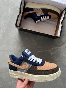 Premium Tweed Corduroy Airforce Sneakers