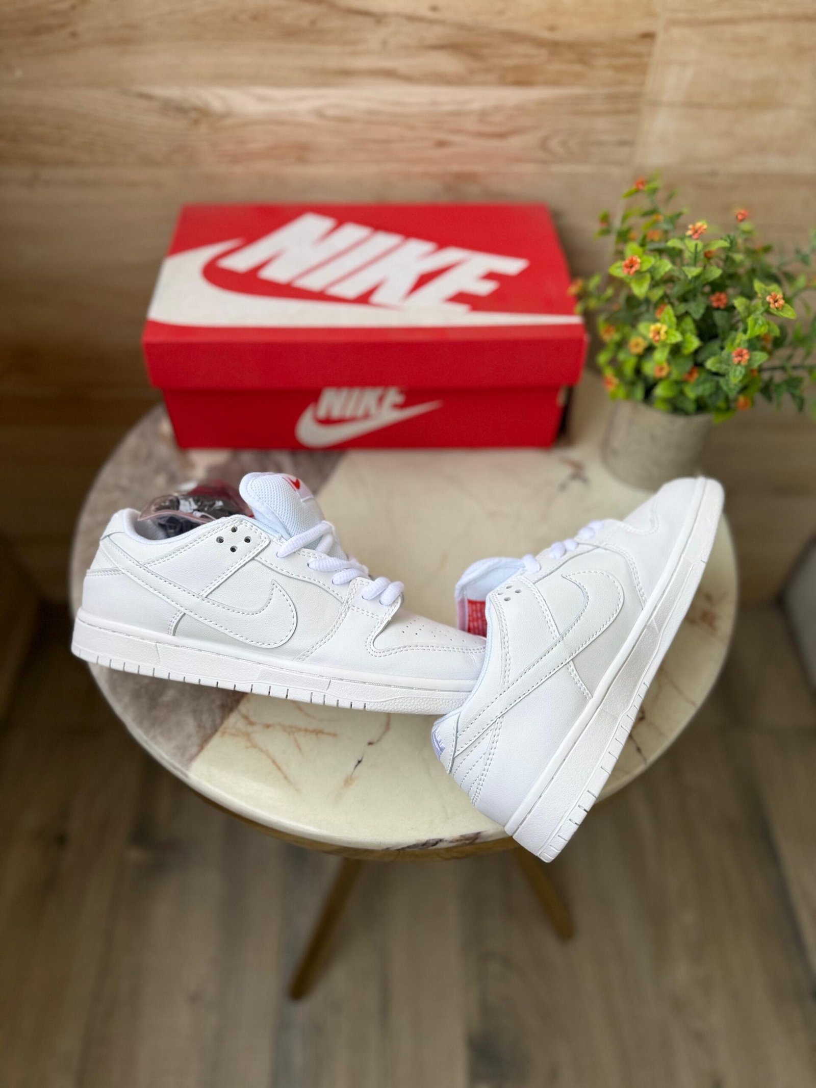 Sb Dunk Tripple White Sneakers On Sale