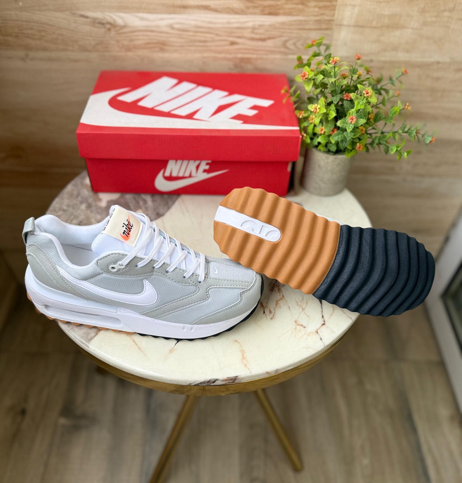 Airmax 1 Se Dawn Grey Sneakers On Sale
