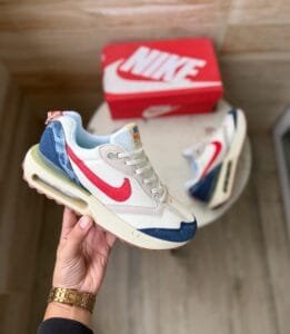 Airmax 1 Se Dawn White Red Sneakers On Sale