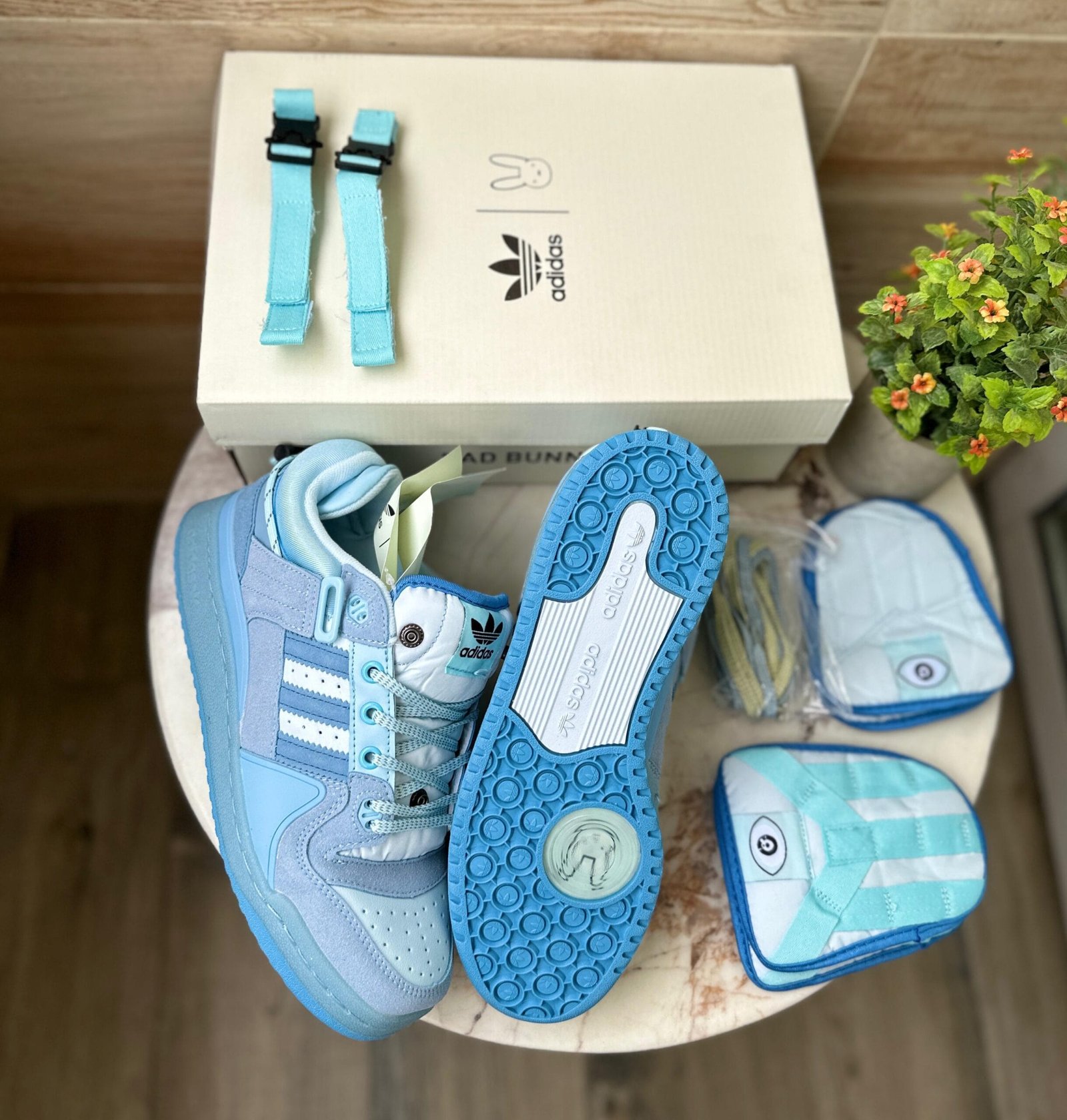 Forum Bad Bunny Sky Blue Sneakers Unisex