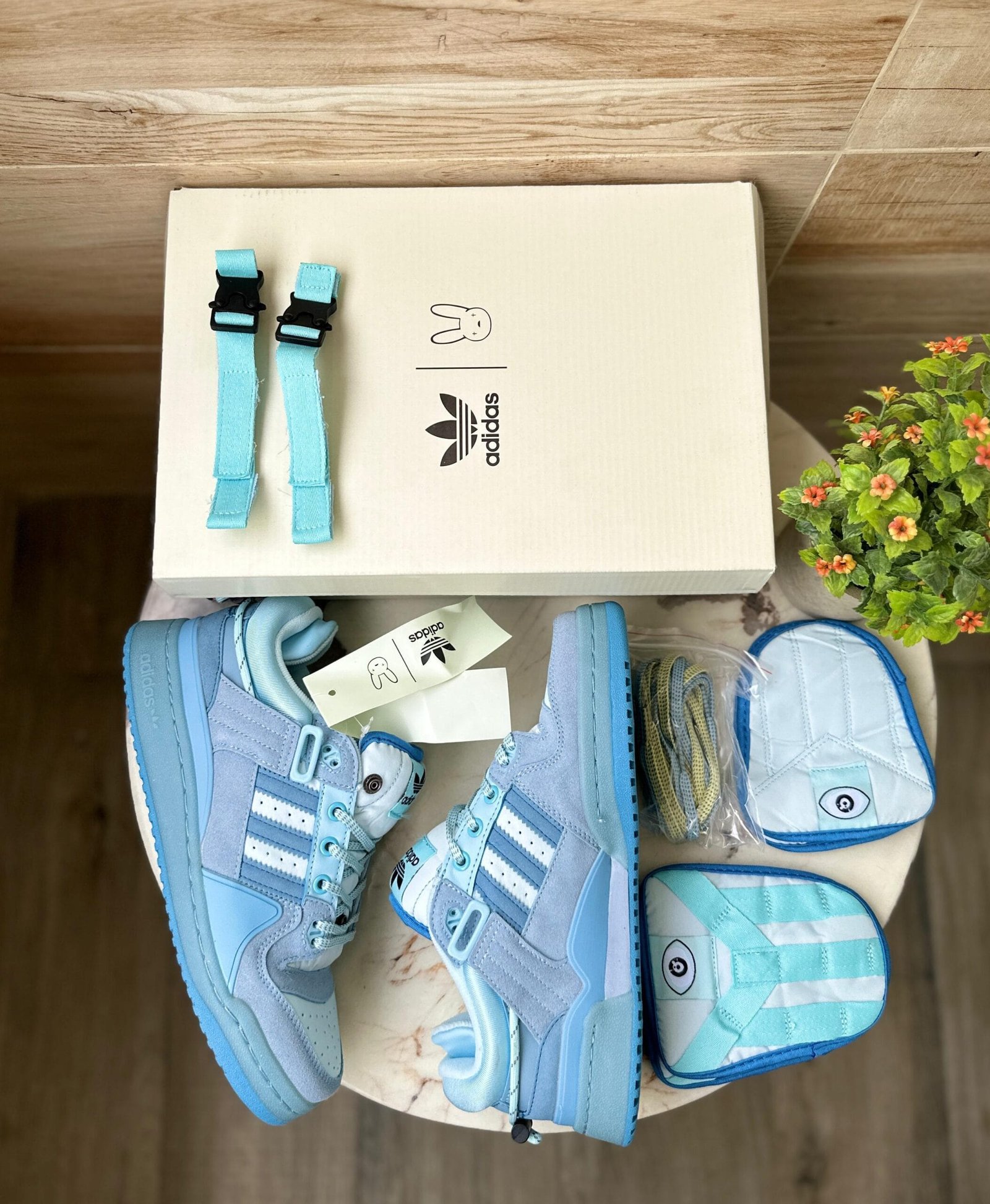 Forum Bad Bunny Sky Blue Sneakers Unisex