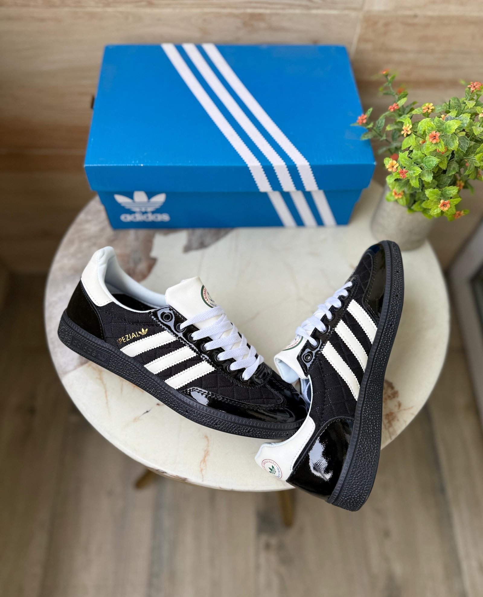 Handball Spezial Patent Black Sneakers (3) Handball Spezial Patent Black Sneakers (3)