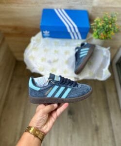 Handball Spezial Patent Blue Sneakers (1)