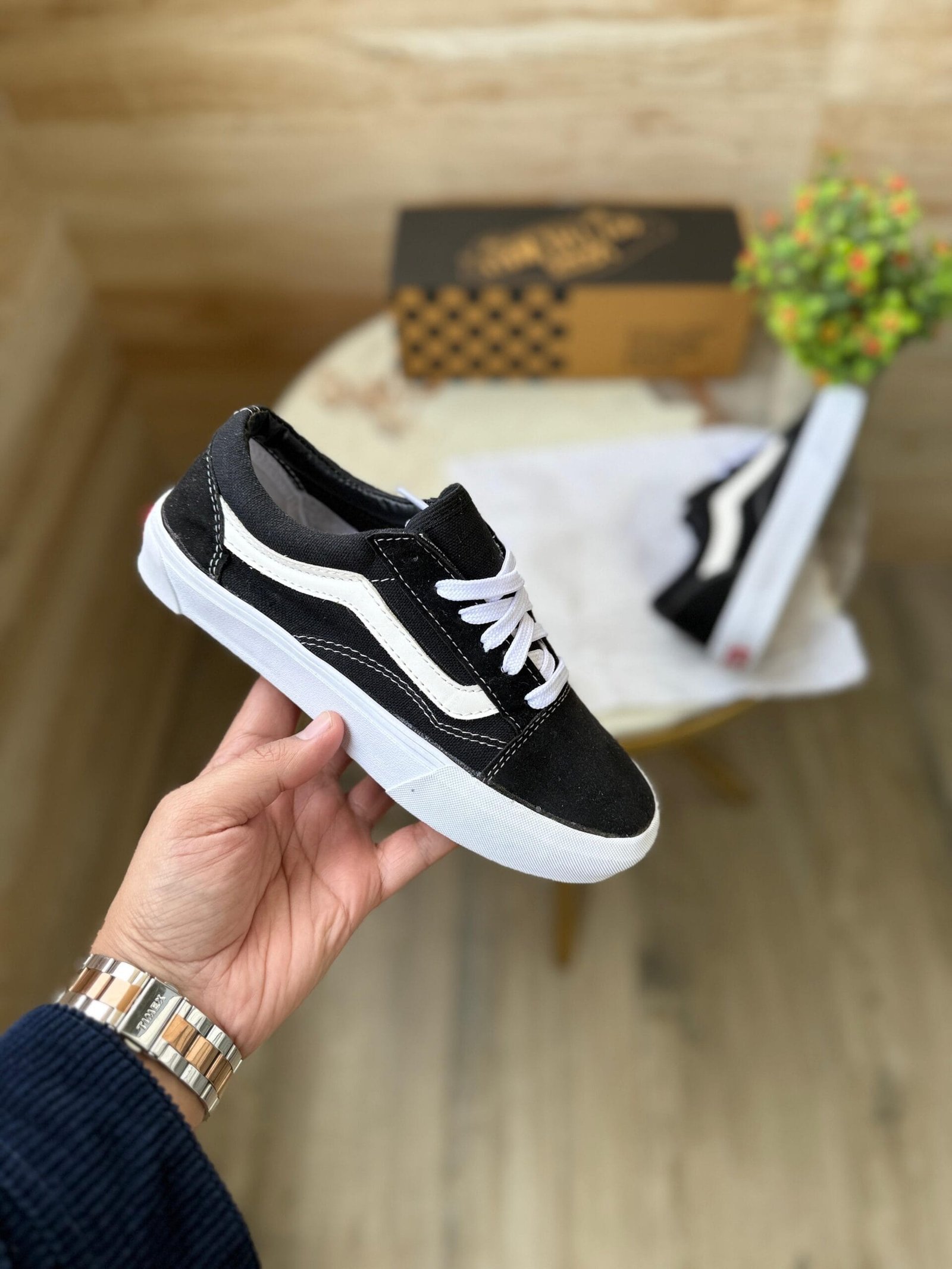 Old Skool Black Classic Skate Shoes (3) Old Skool Black Classic Skate Shoes (3)