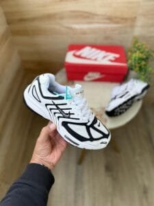 Pegasus 2k5 Metallic Silver White Sneakers