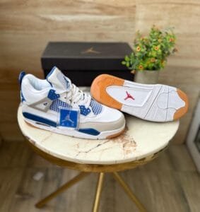 Retro 4 Military Blue Sneakers For Boys (2)