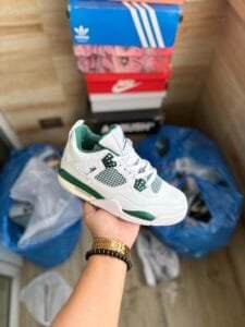 Retro 4 Oxidised Green Sneakers On Sale