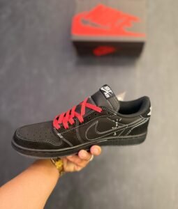 Retro One Low Phantom Sneakers – Premium Suede Leather Shoes (2)