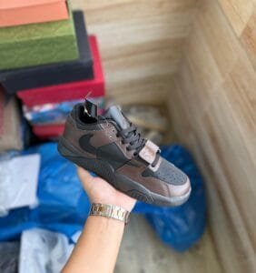 Retro Travis Cut The Check Dark Mocha Shoes