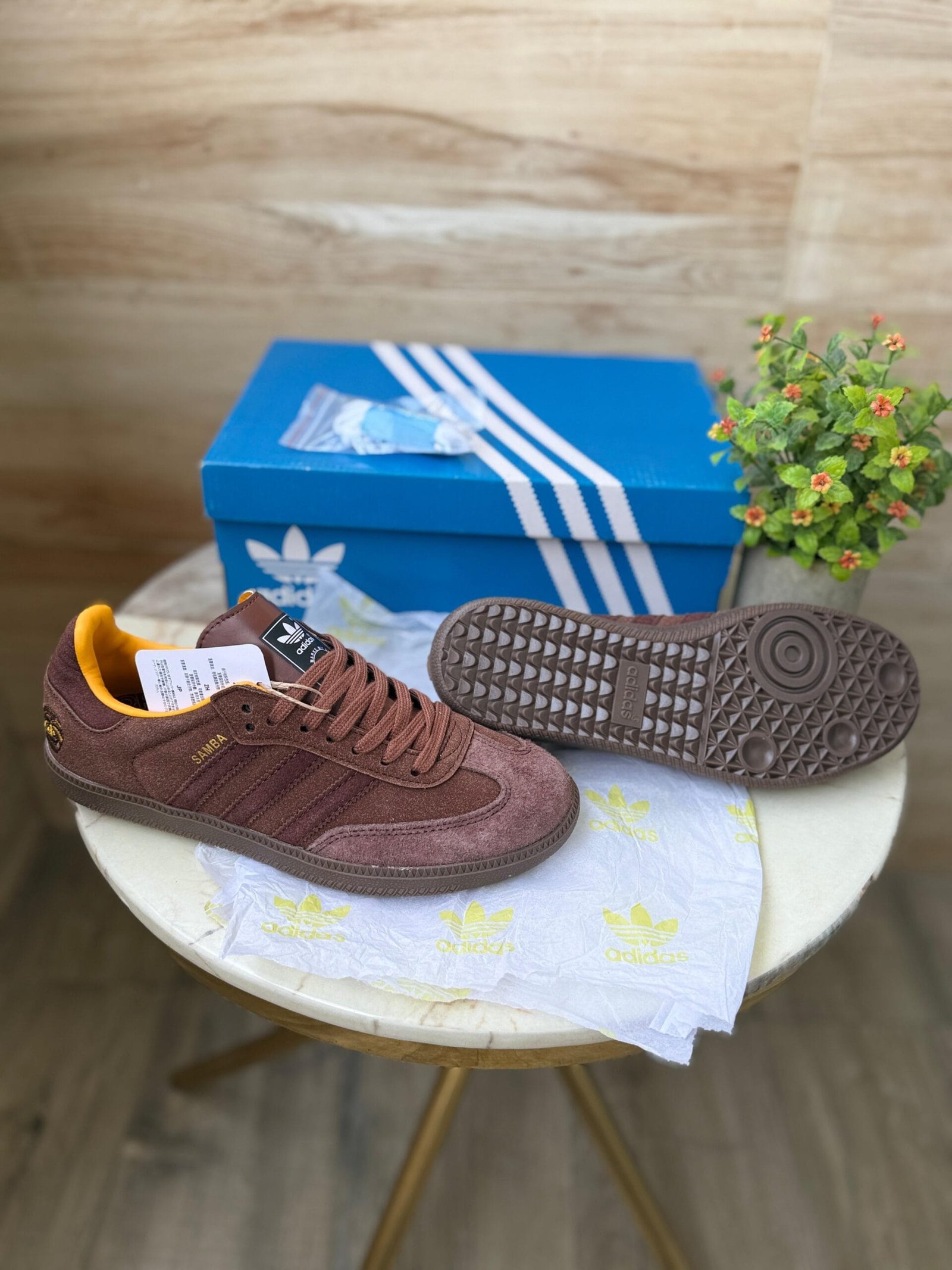 Samba Scarlet Brown Sneakers Unisex