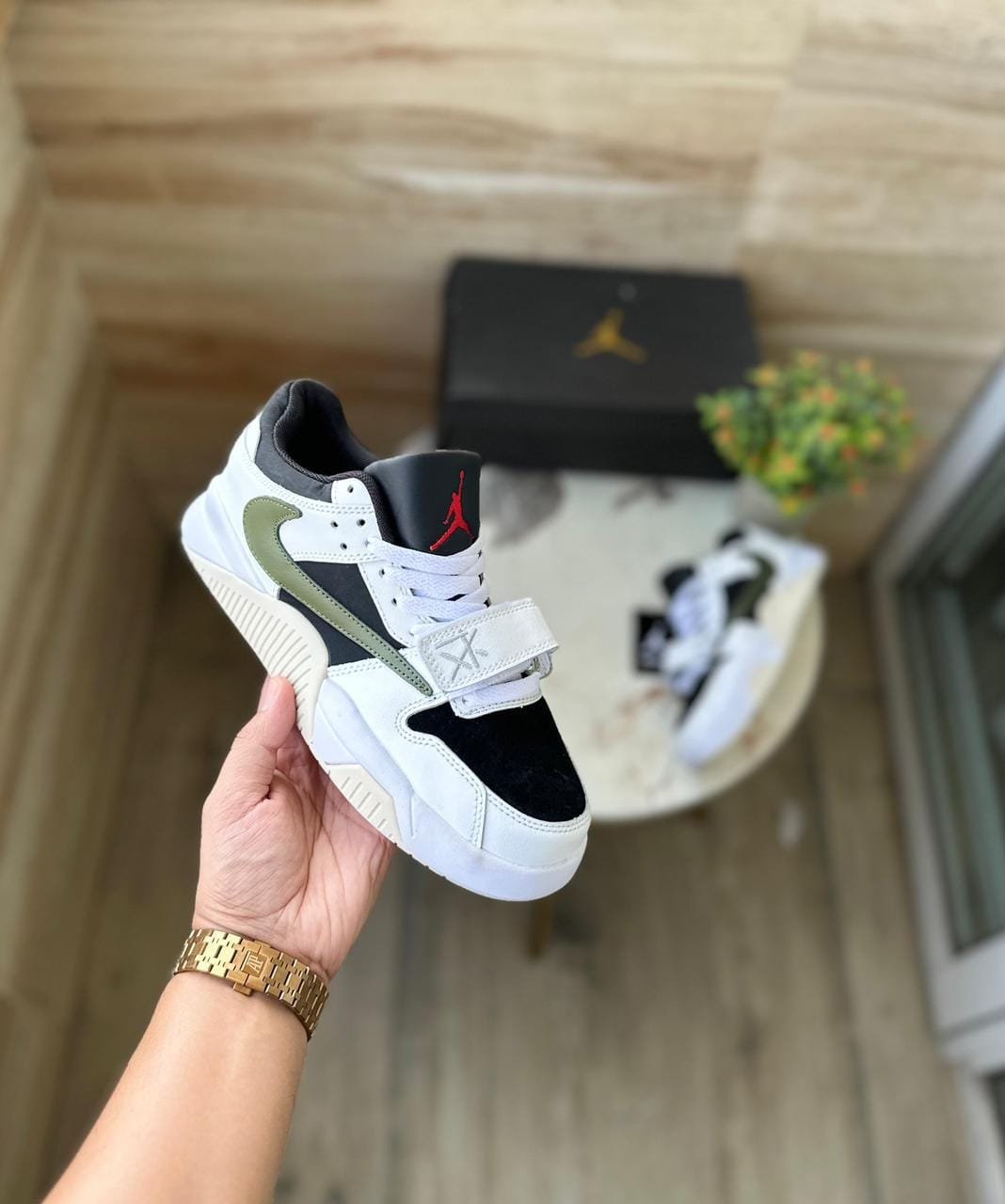 Travis Cut The Check Noire Sneakers For Boys Travis Cut The Check Noire Sneakers For Boys