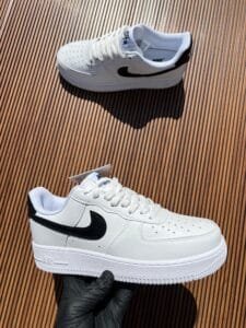 Airforce Black Swoosh Full Leather Unisex