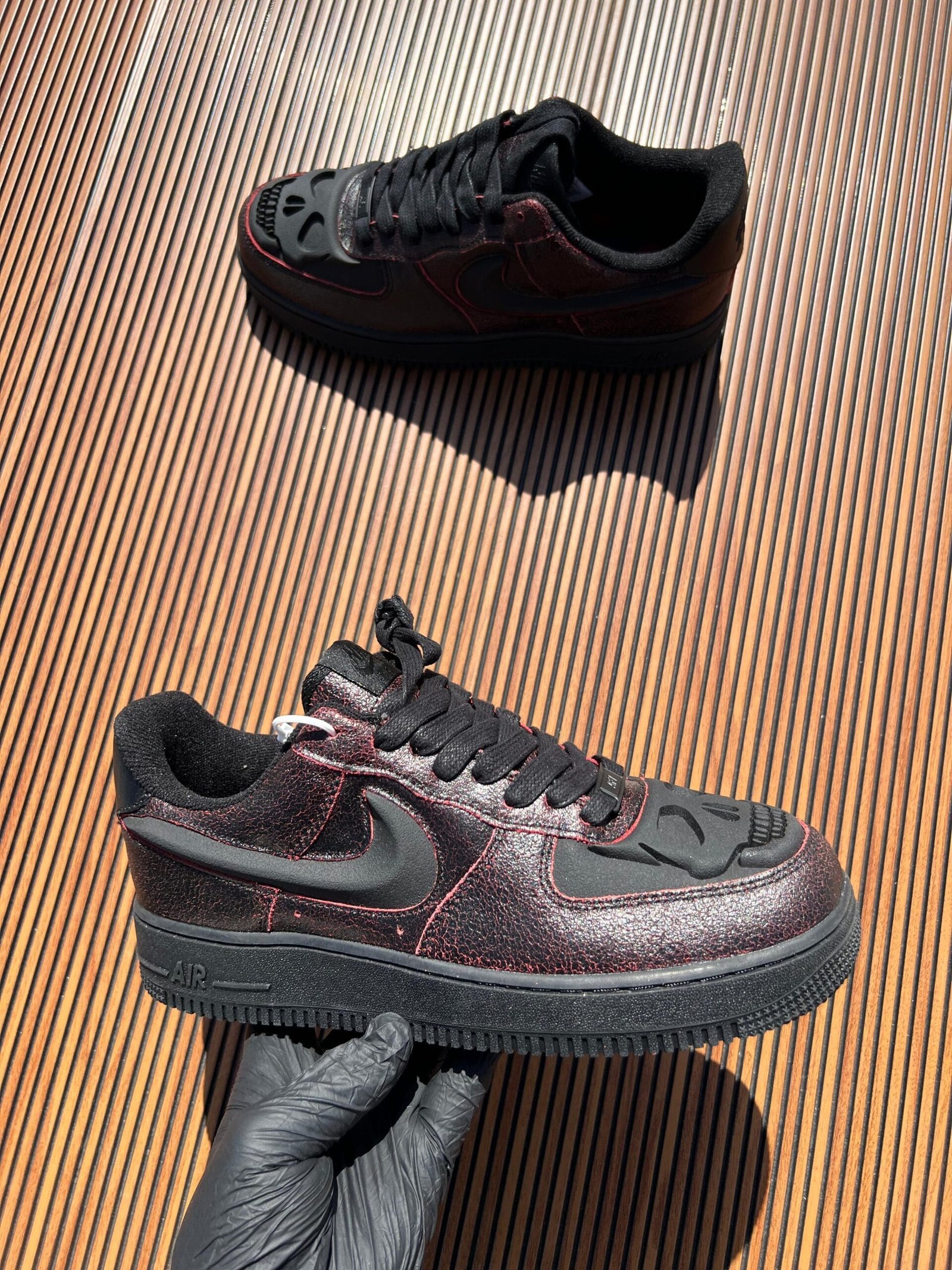 Airforce One Halloween Full Leather Shoes (1) Airforce One Halloween Full Leather Shoes