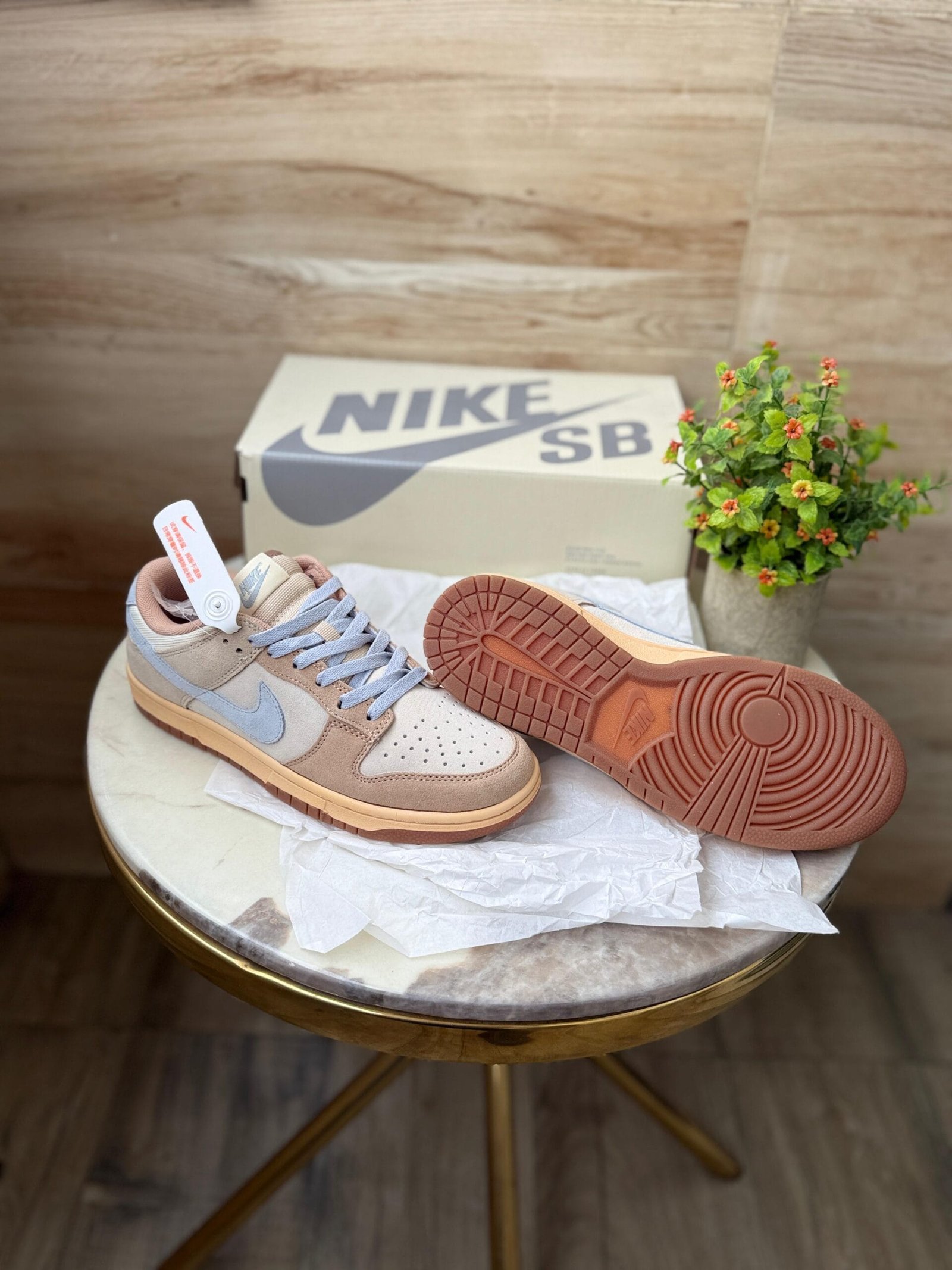 Sb Dunk Sand Drift Armoury Blue Shoes