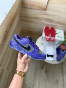 94 Ink Black Dunk Sneakers For Boys