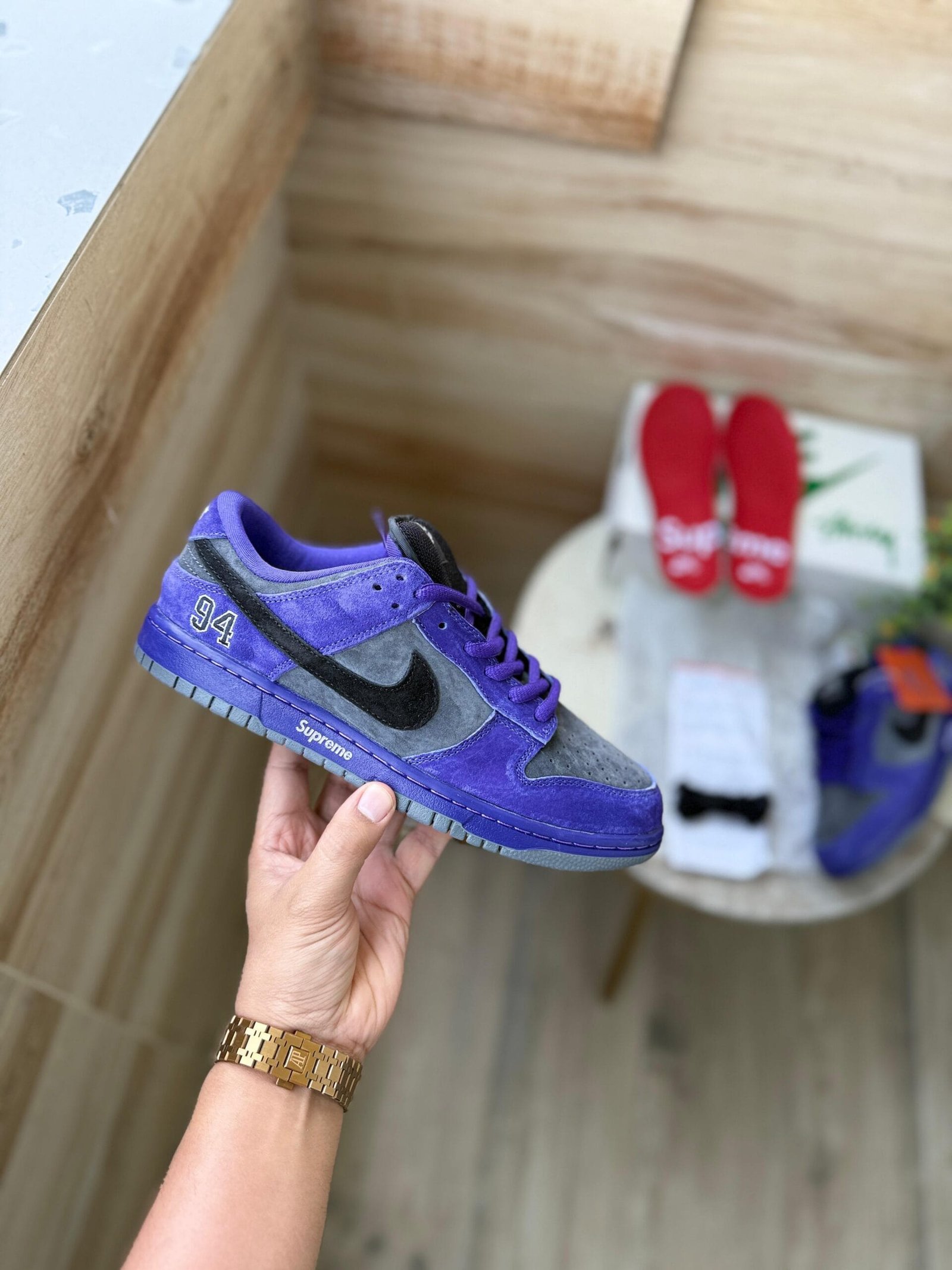 94 Ink Black Dunk Sneakers For Boys (2) 94 Ink Black Dunk Sneakers For Boys