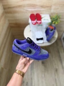 94 Ink Black Dunk Sneakers For Boys