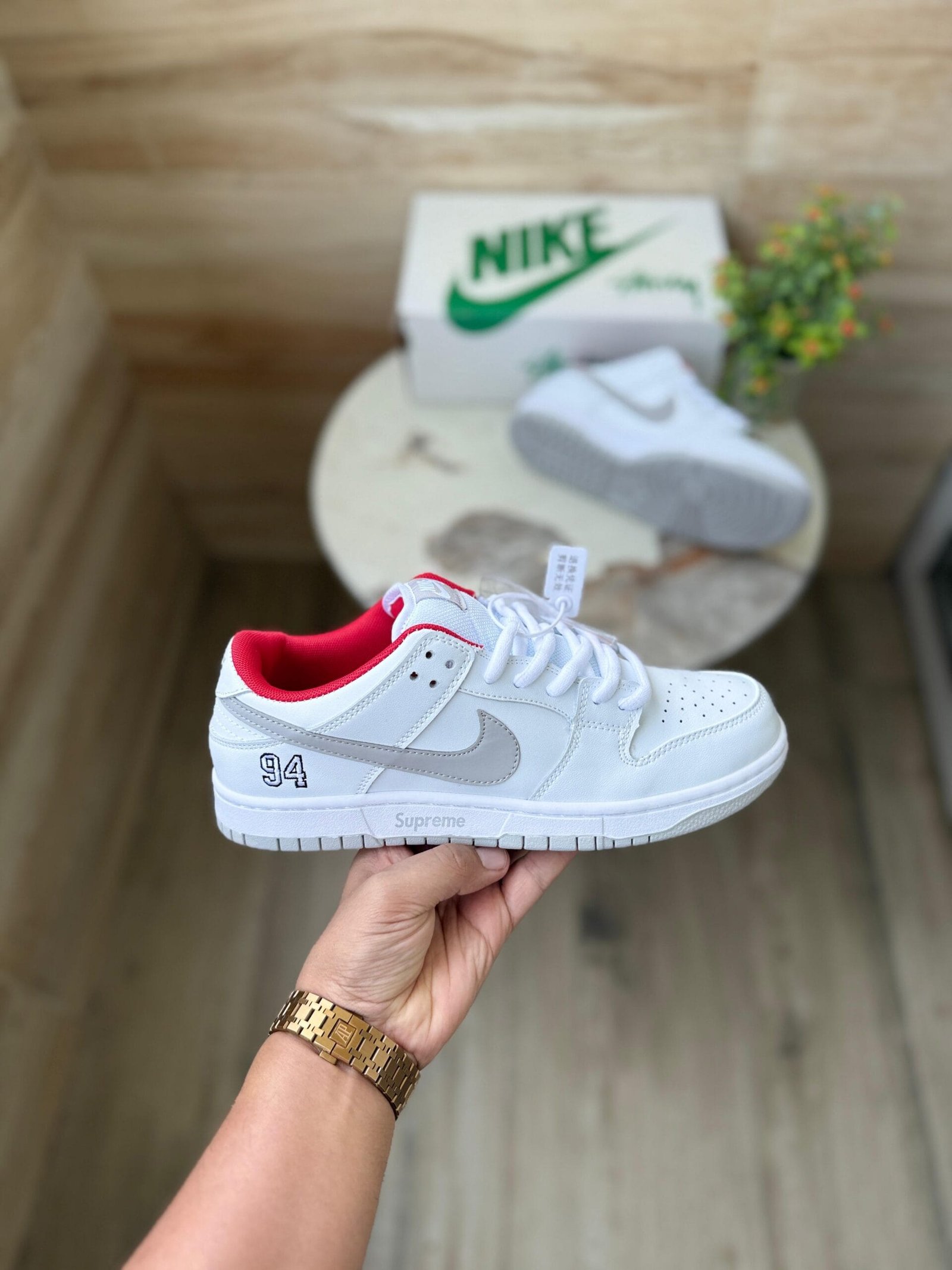 Dunk 94 White Grey Sneakers On Sale