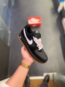 Air Force One Black and White Gum Sneakers (2)