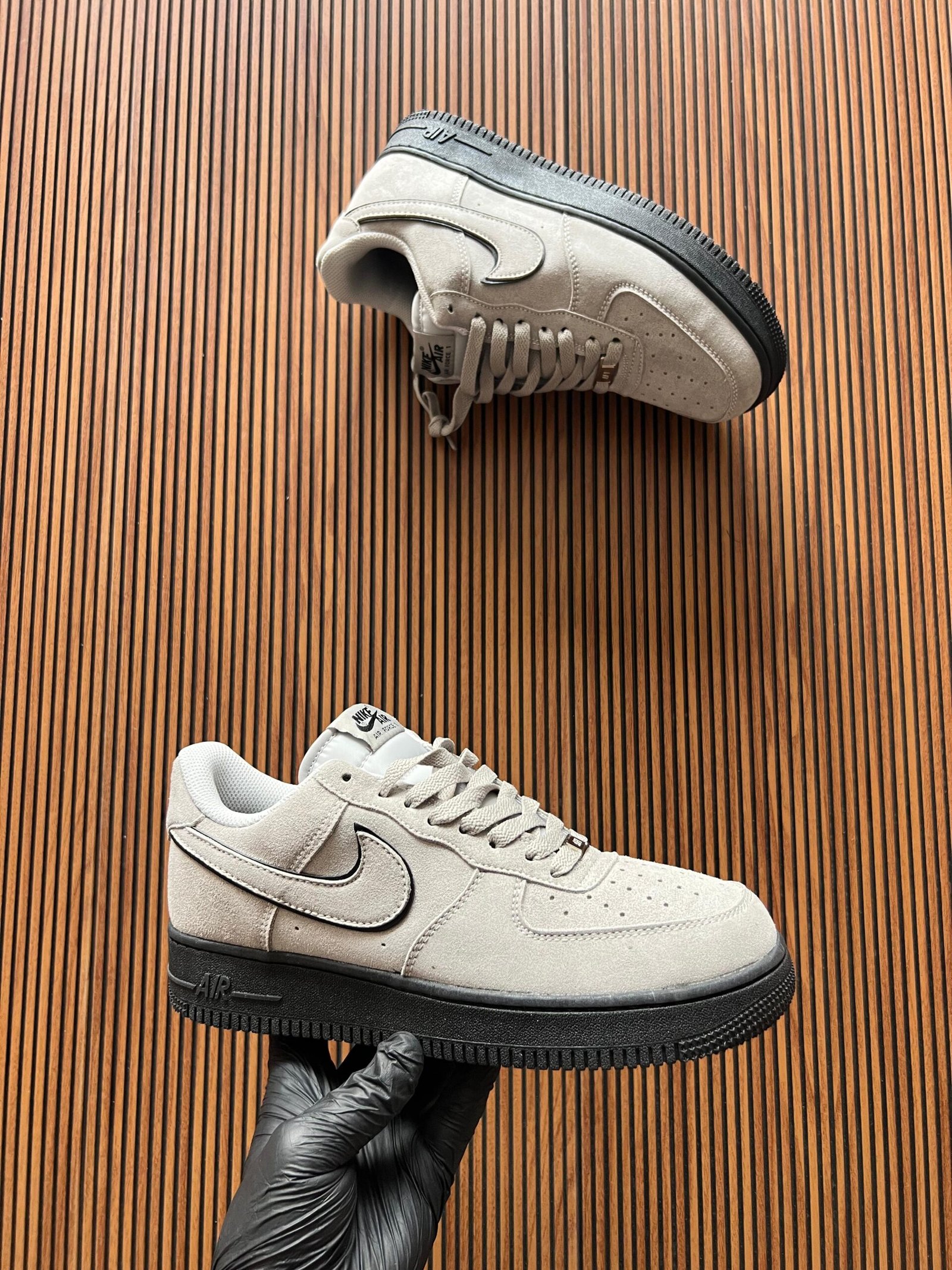 Airforce One Low Grey Sneakers On Sale (1)